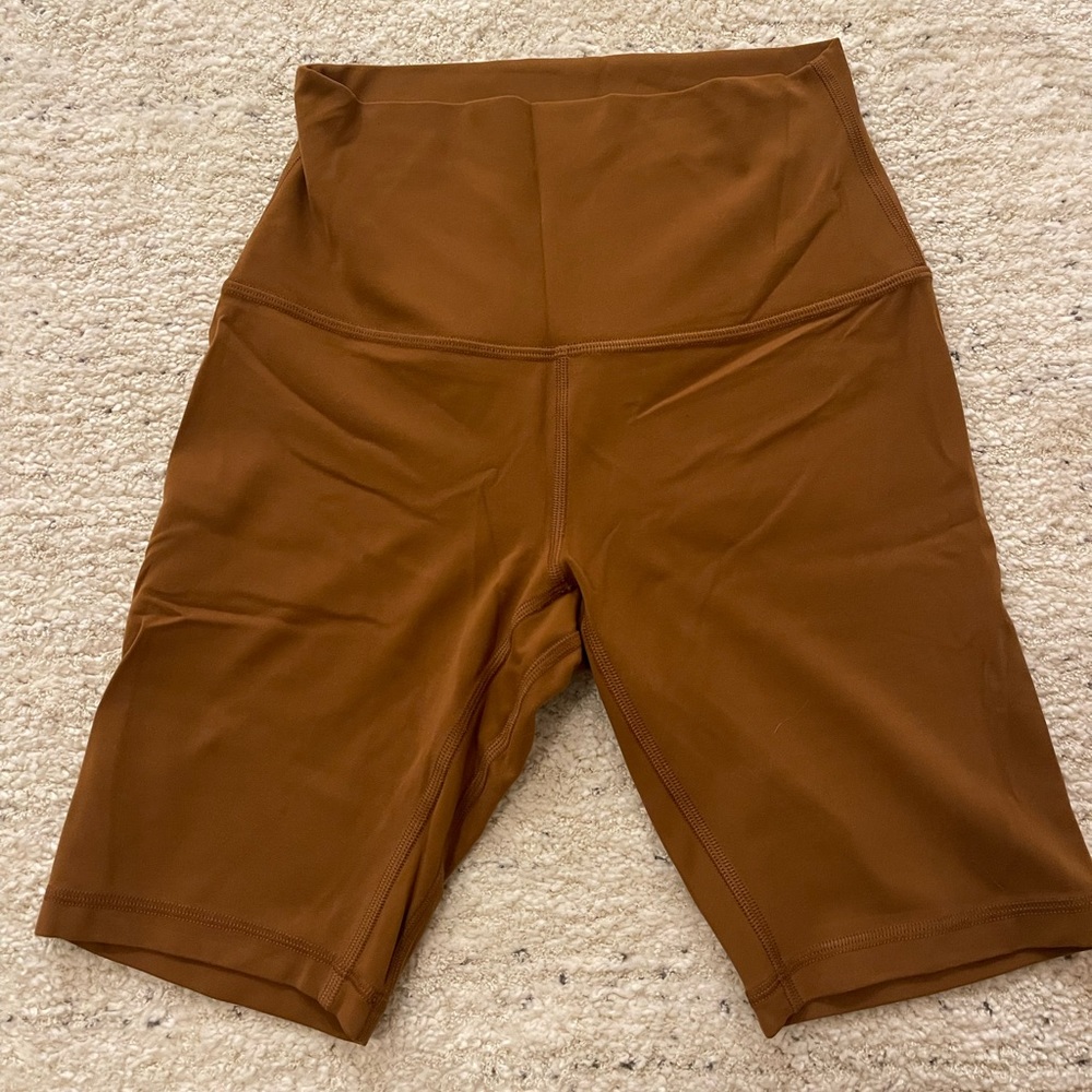 Lululemon align high-rise biker shorts. 8inch in size 4